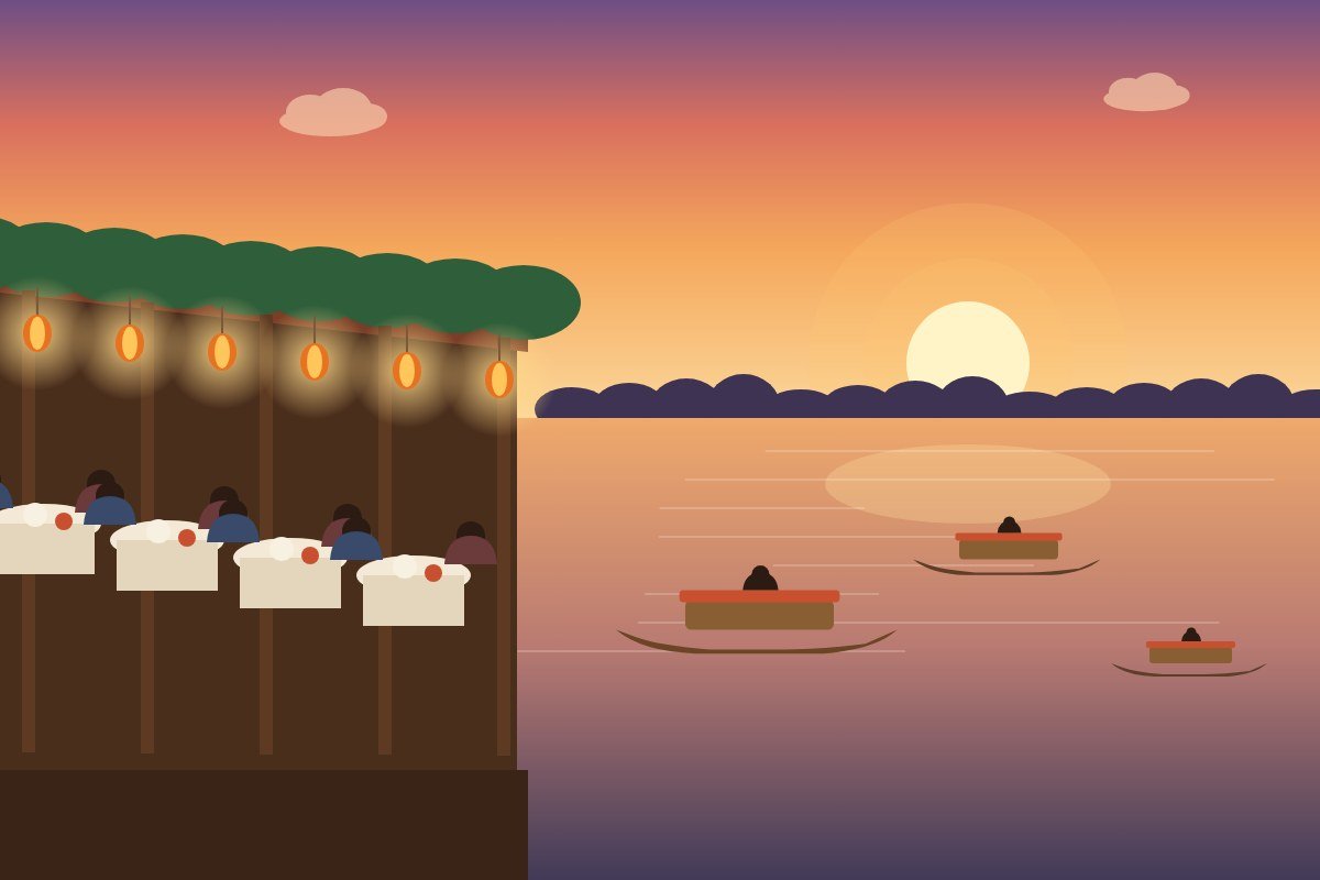 Riverside Restaurants & Night Market