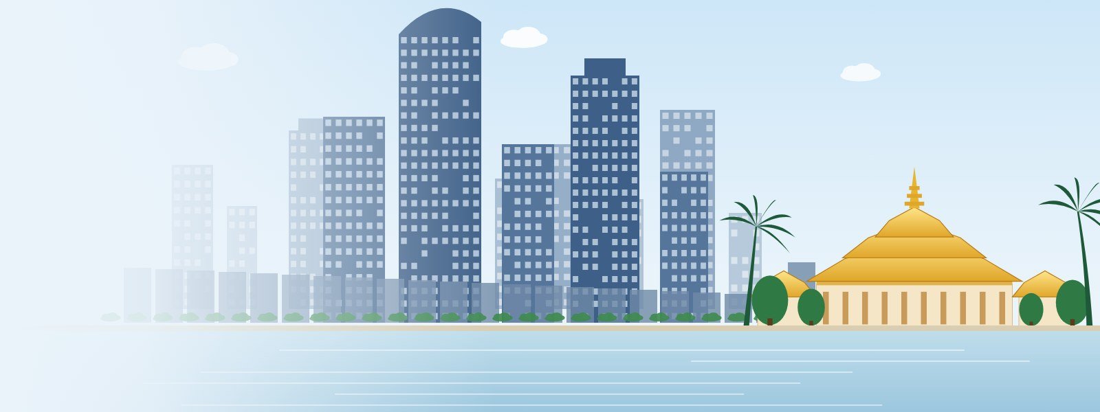 Phnom Penh skyline
