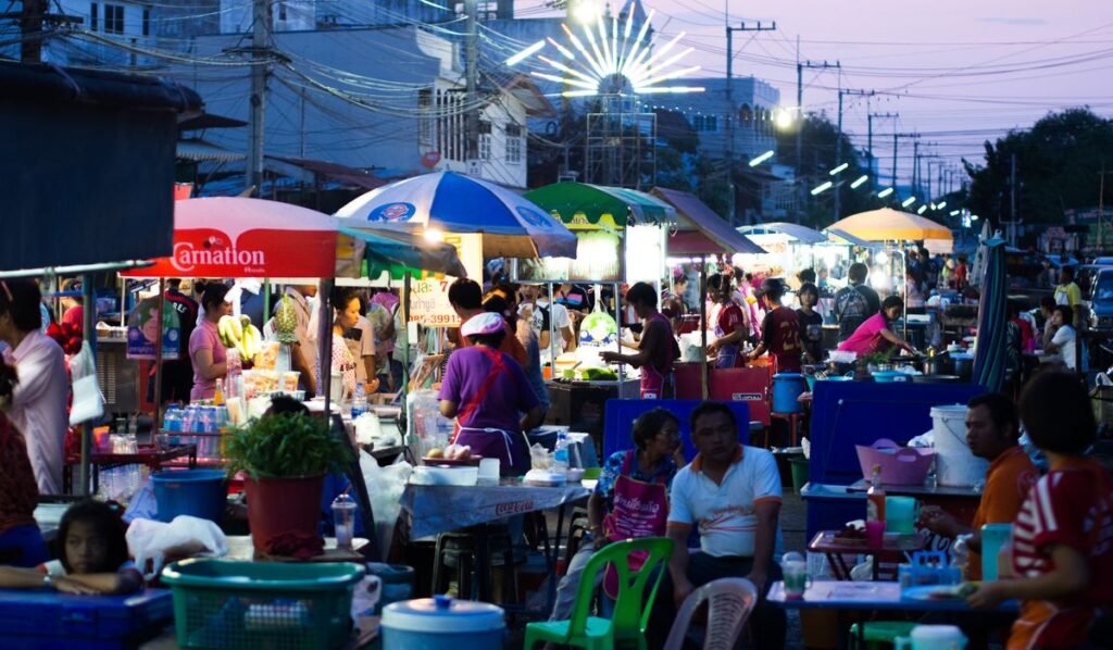 Russian Market food stalls